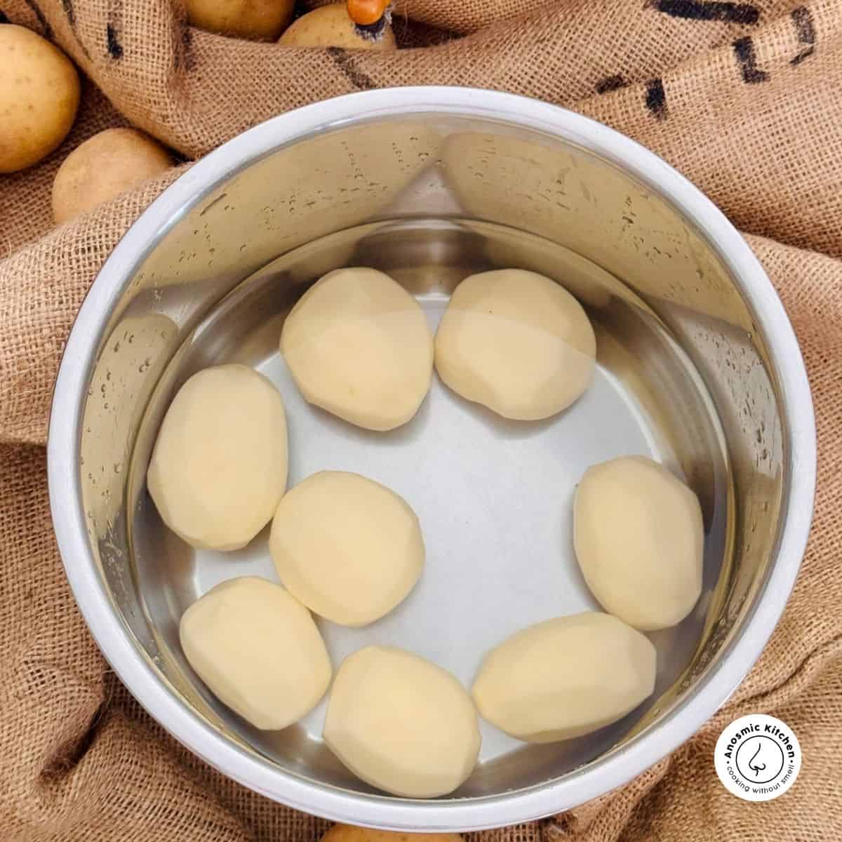 mashed potato prep