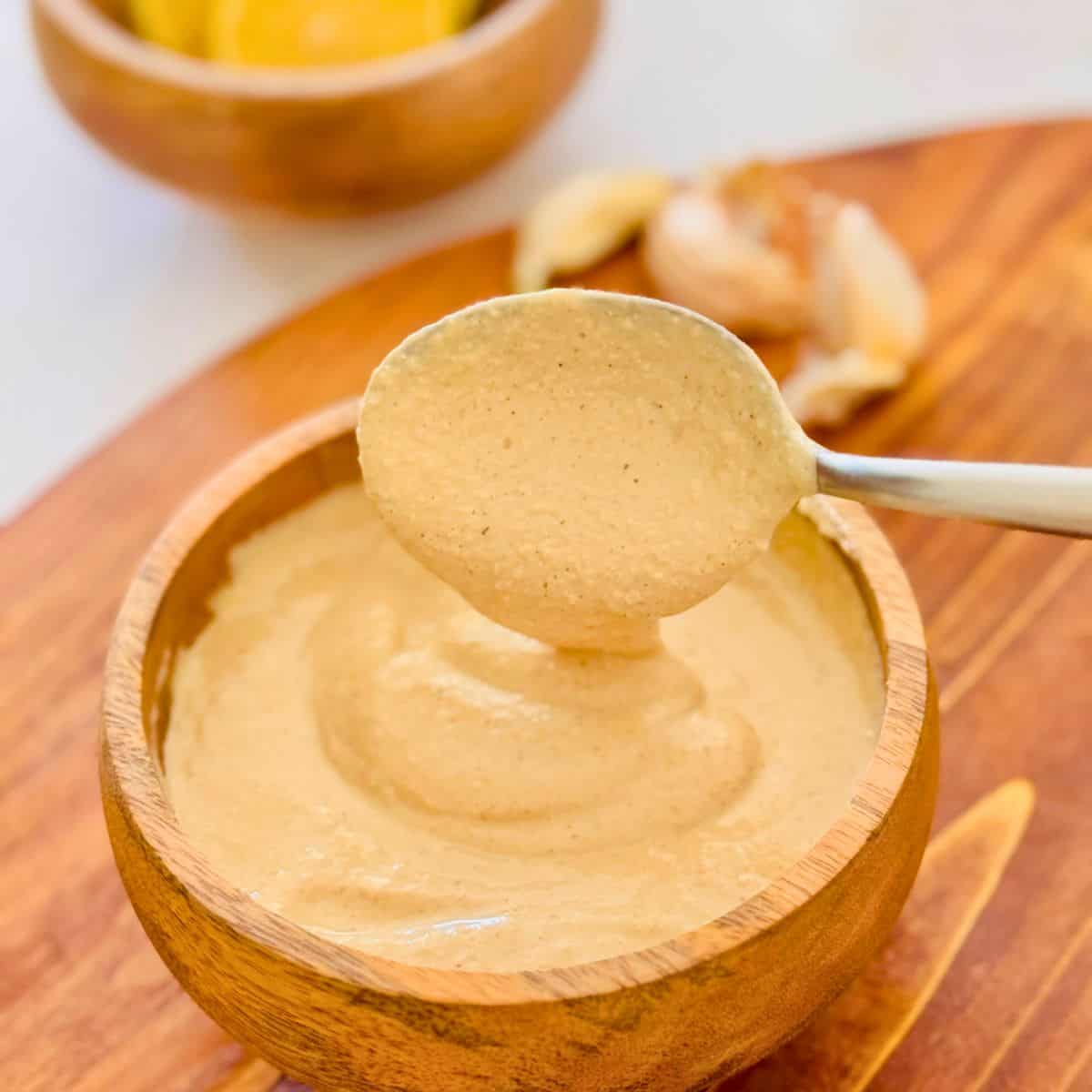 creamy 3 ingredient homemade tahini recipe