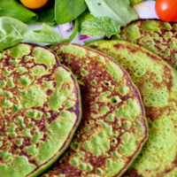 spinach pancakes