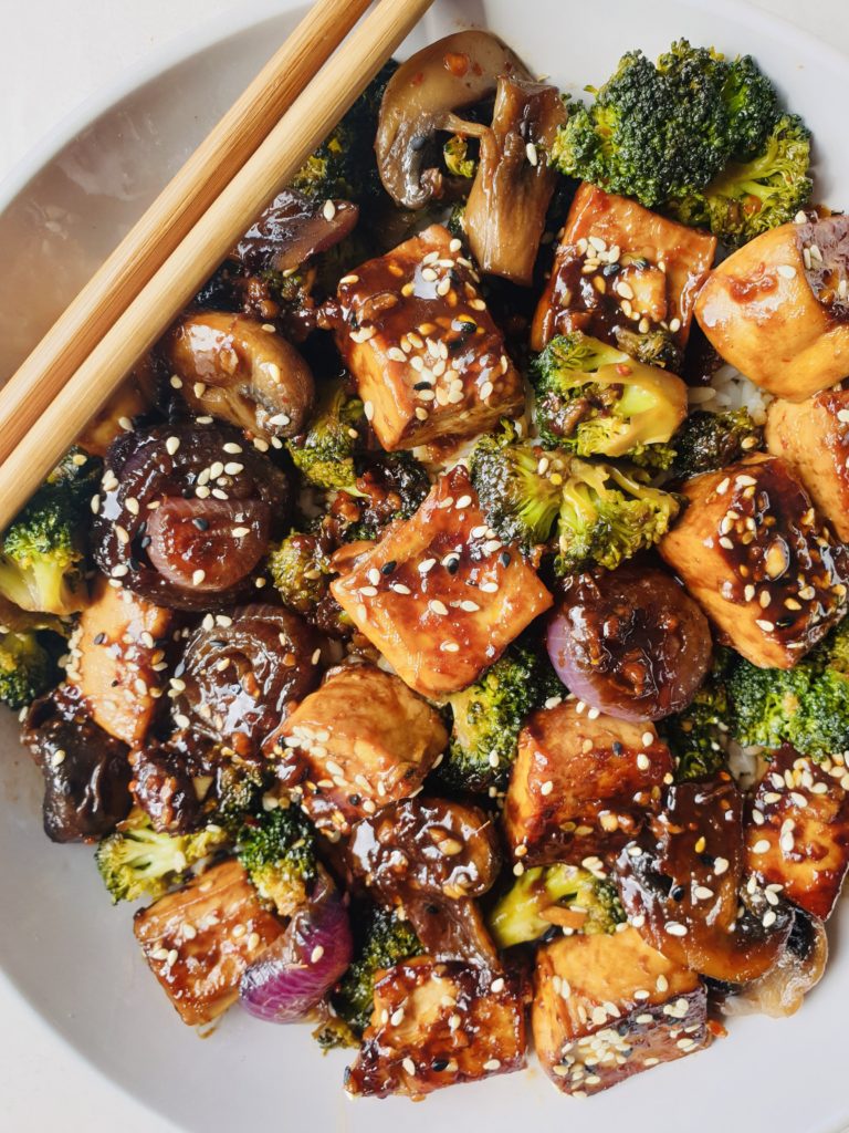 tofu veggie stir-fry