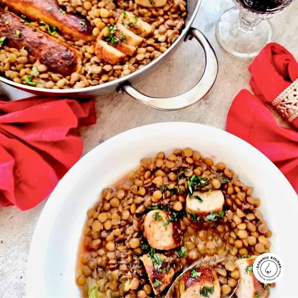 lentils and sausage italian new years recipe