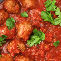 juicy meatballs in sauce