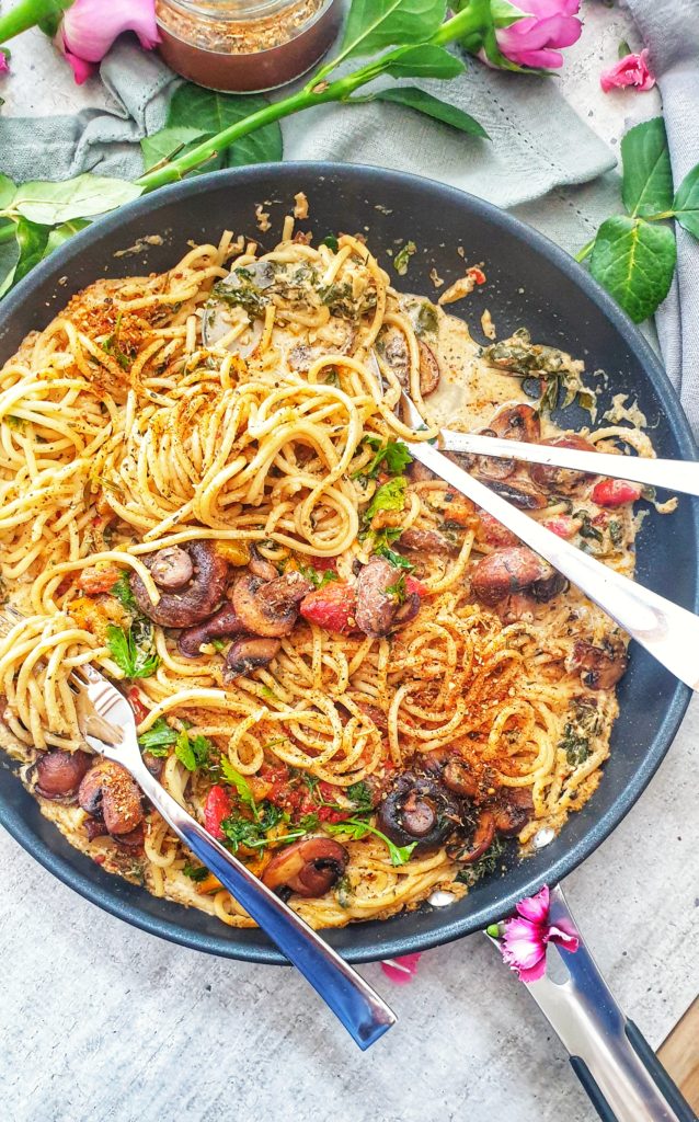 creamy mushroom pasta