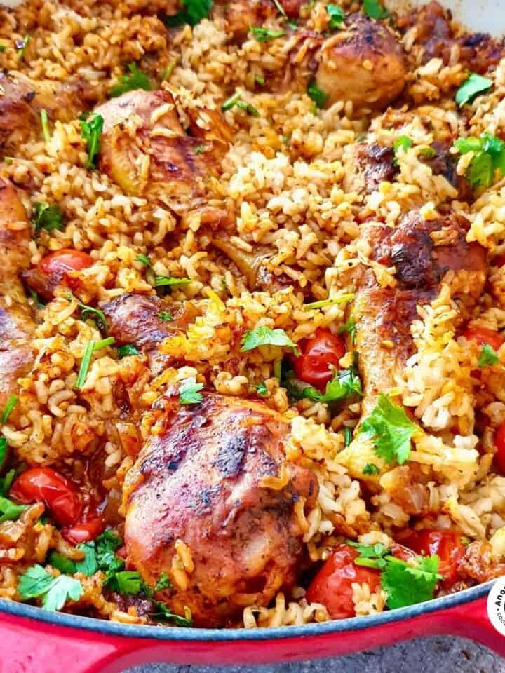 crispy chicken and crunchy rice recipe