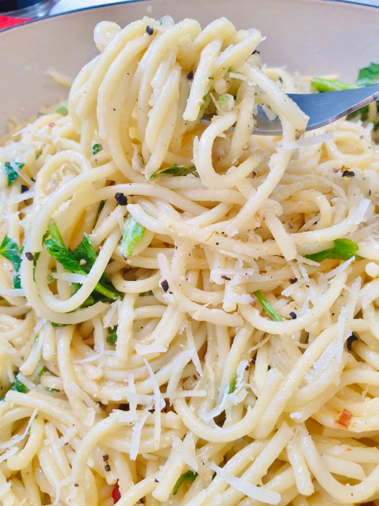 spaghetti aglio olio