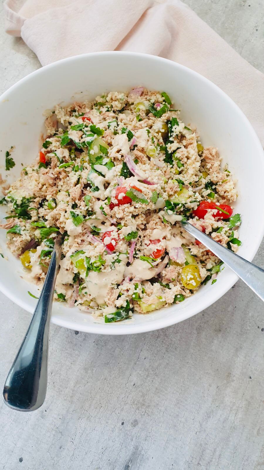 tuna and couscous salad