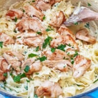 chicken fettucine alfredo