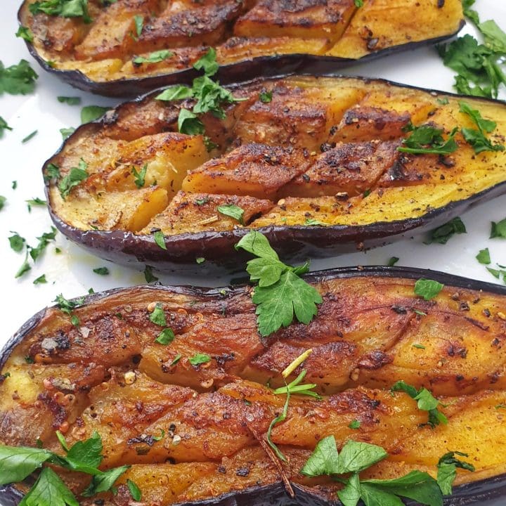 Golden Brown Oven Roasted Eggplant Recipe - Super Simple