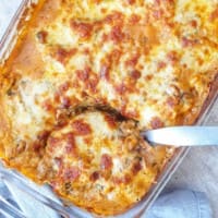 cheesy pasta bake