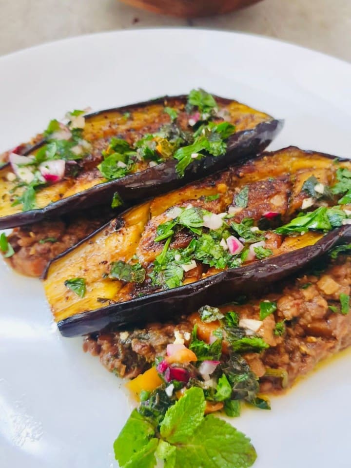 roasted eggplant