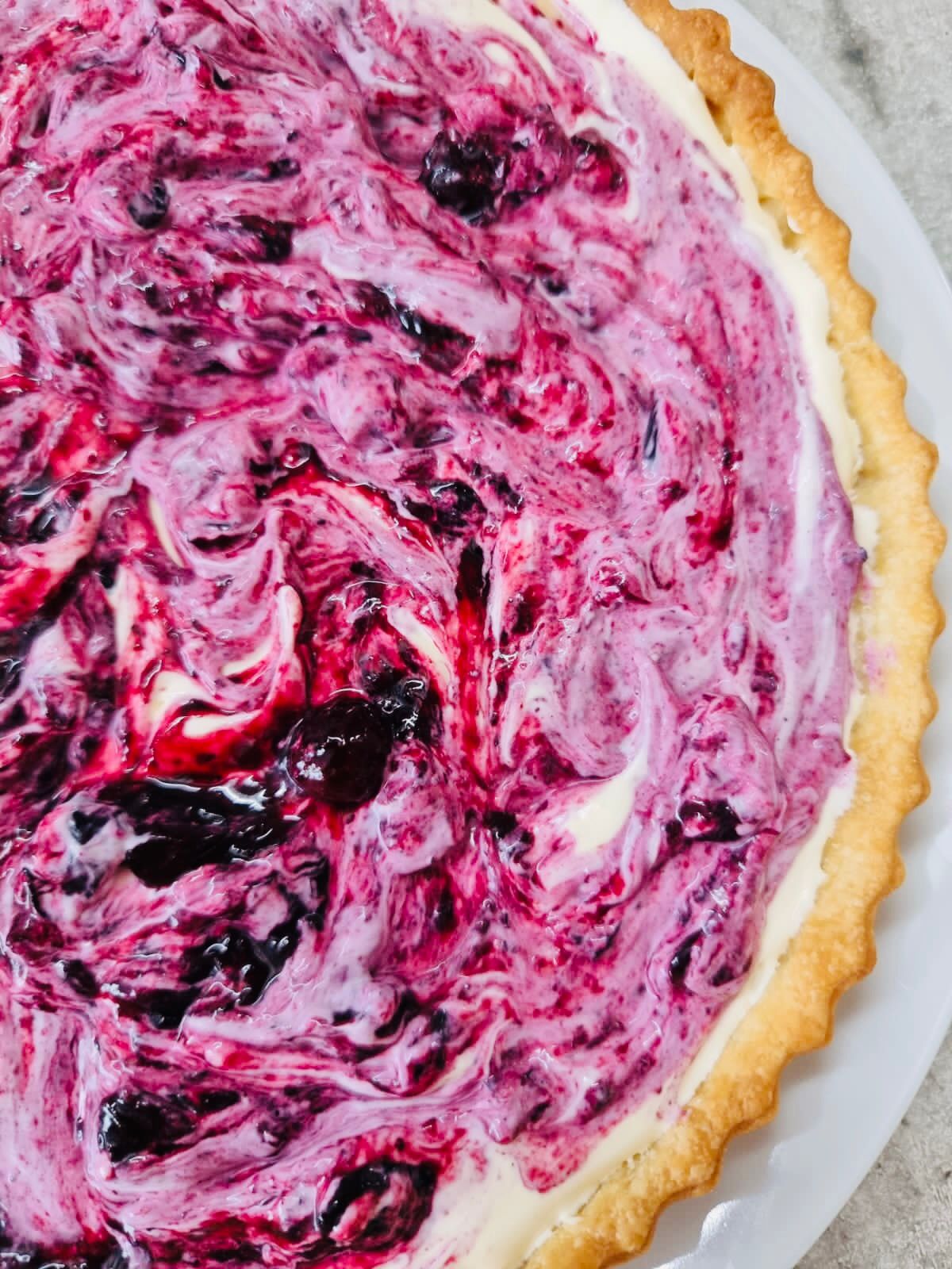 Blueberry Cream Tart