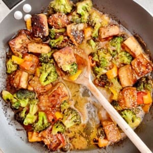 creamy broccoli tofu