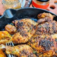 spicy spatchcock chicken