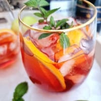 negroni Italian cocktail