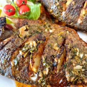 whole oven baked fish