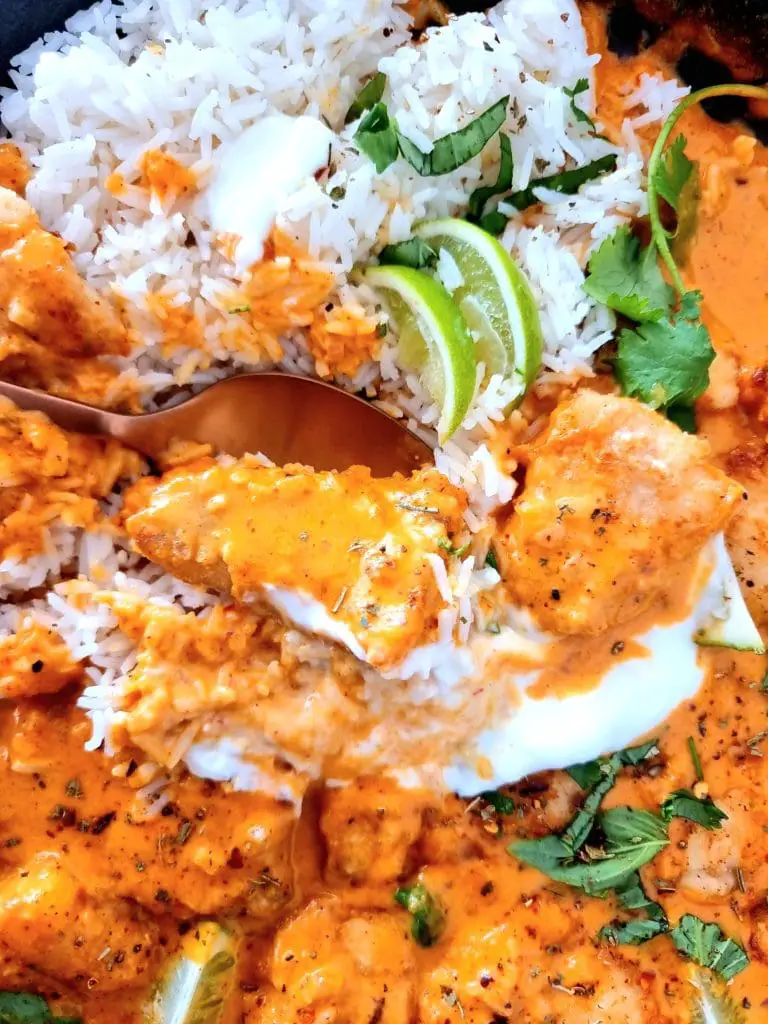 Thai spice fish curry and sauce