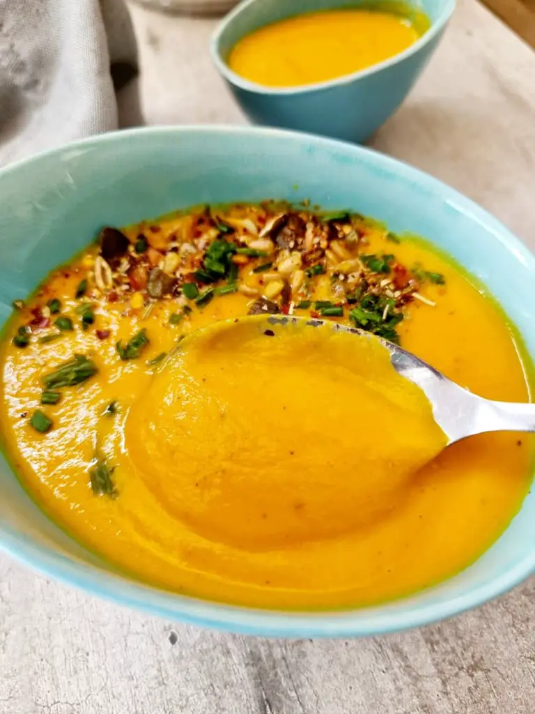 carrot and butternut soup