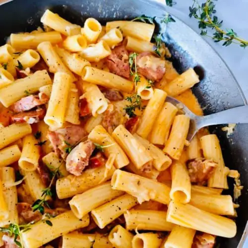 creamy pasta chorizo