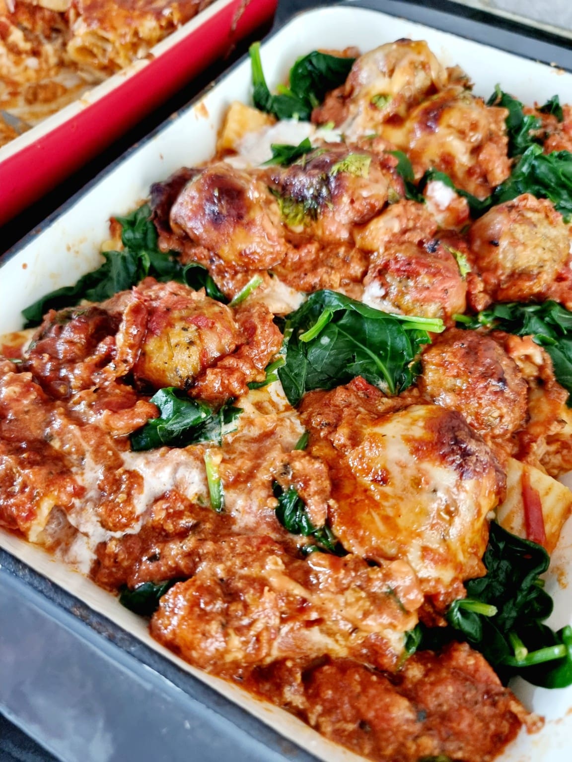 Lasagna Rigatoni Pasta Bake