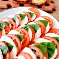 Italian caprese salad