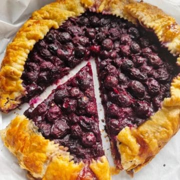 blueberry galette