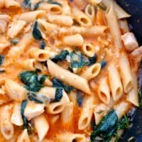 creamy chicken pasta soup