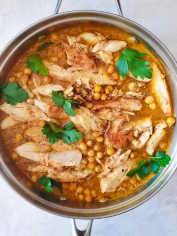 chicken chickpea lentil curry