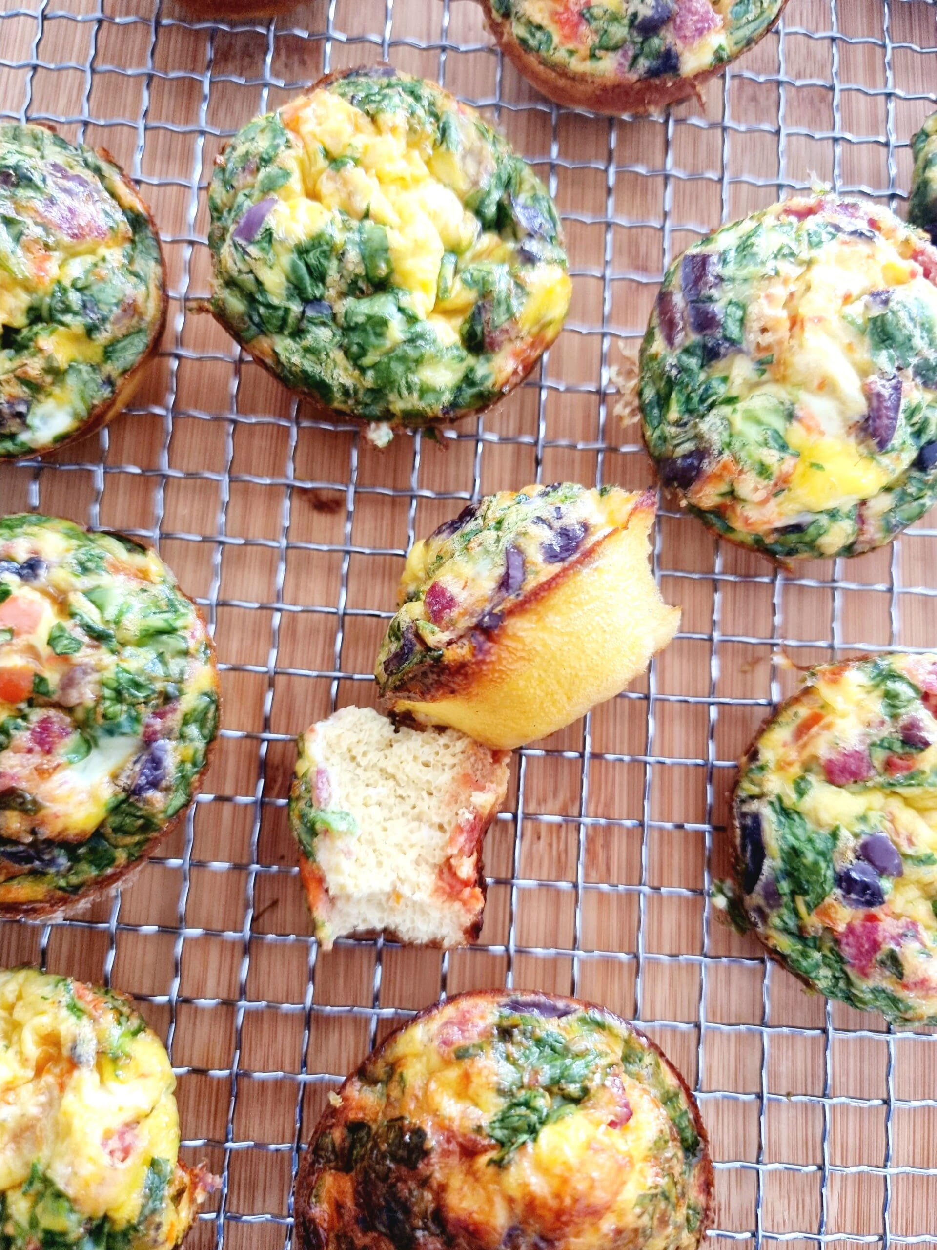 Easy Mediterranean Egg Muffins