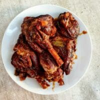 braised lamb shanks