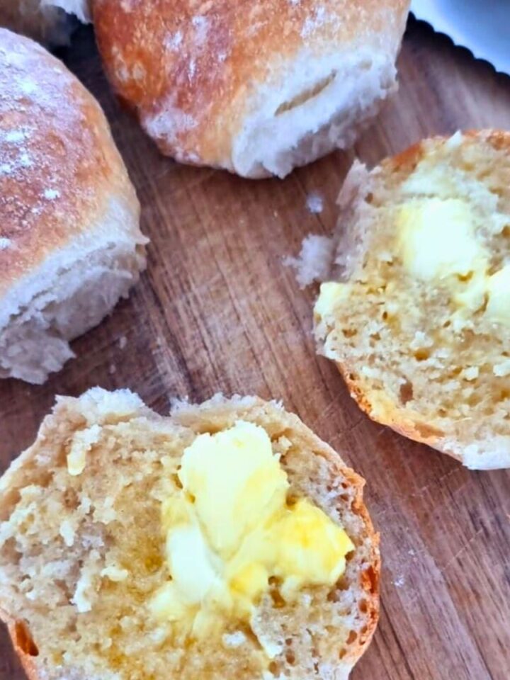 crusty bread rolls