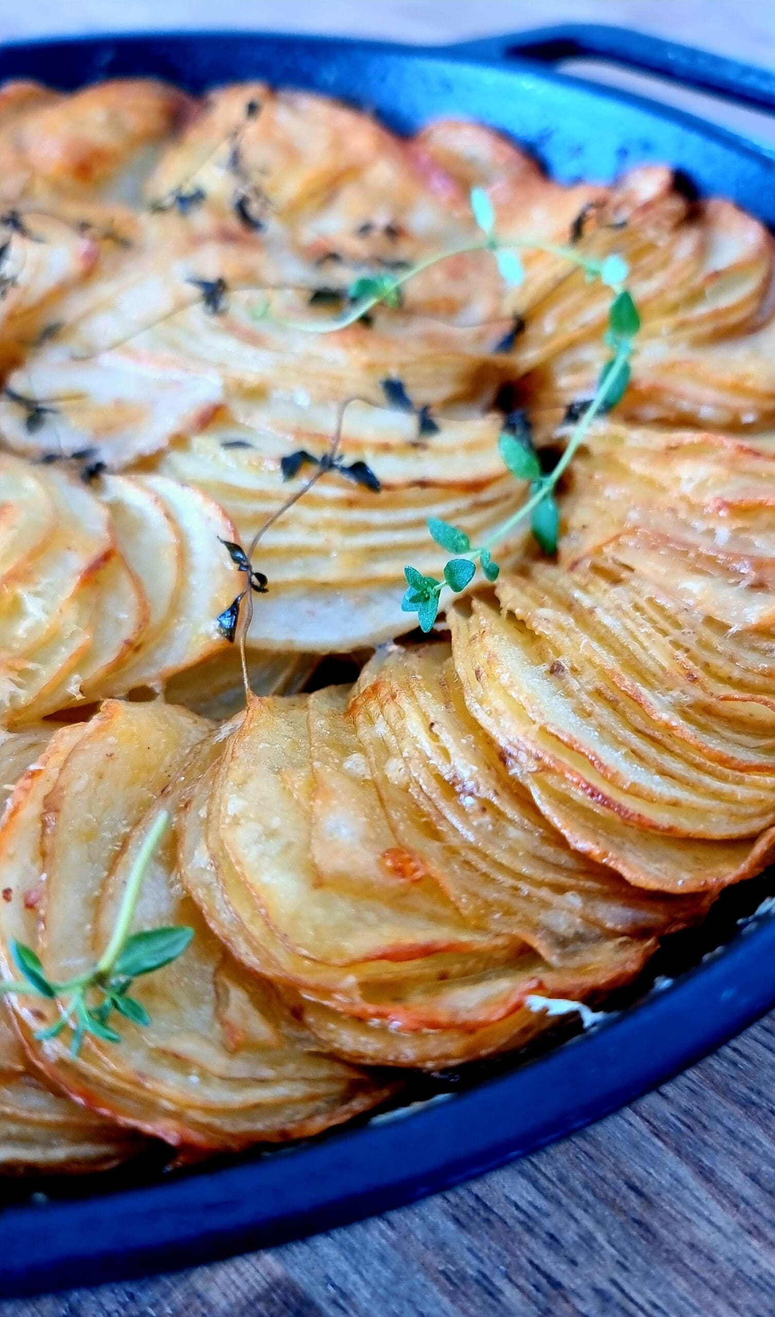 sliced roasted potatoes