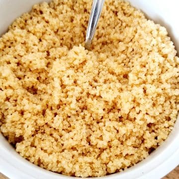 cooking fluffy quinoa