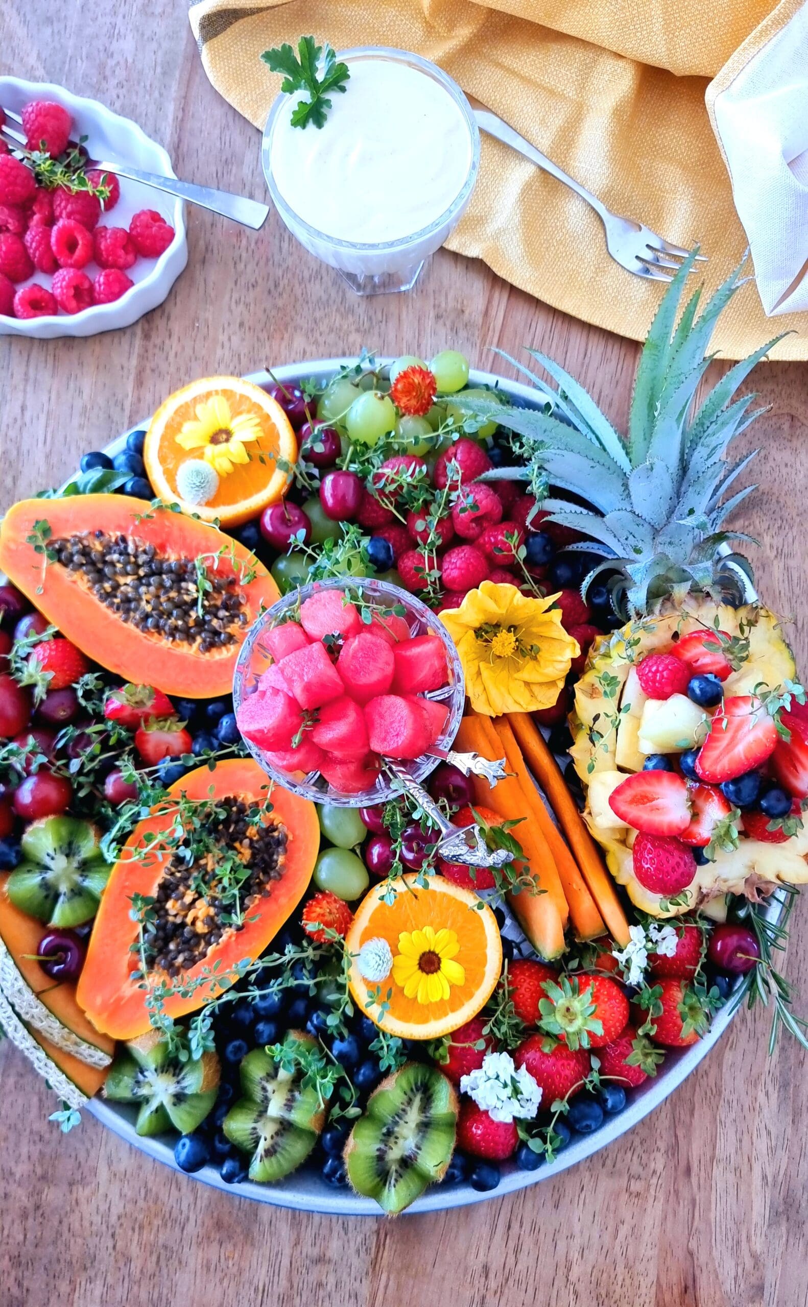 Fruit salad 2024 platter ideas