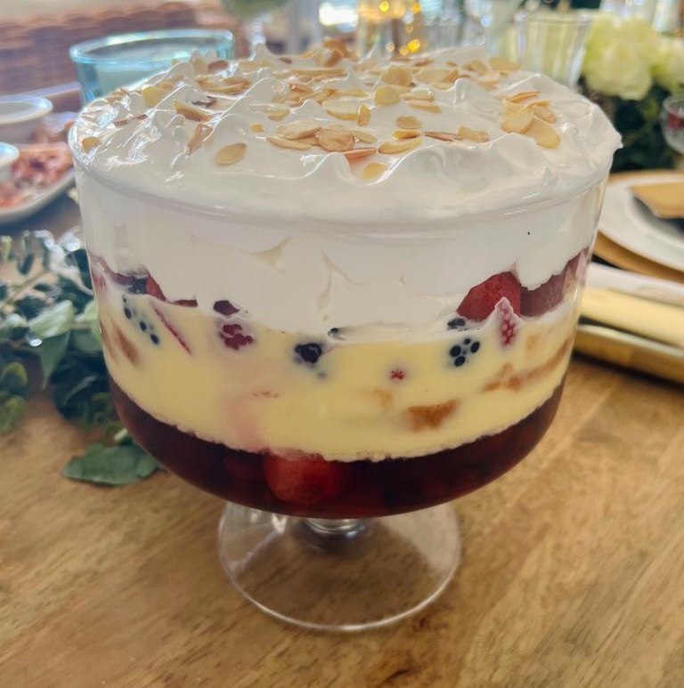 Homemade Custard Trifle