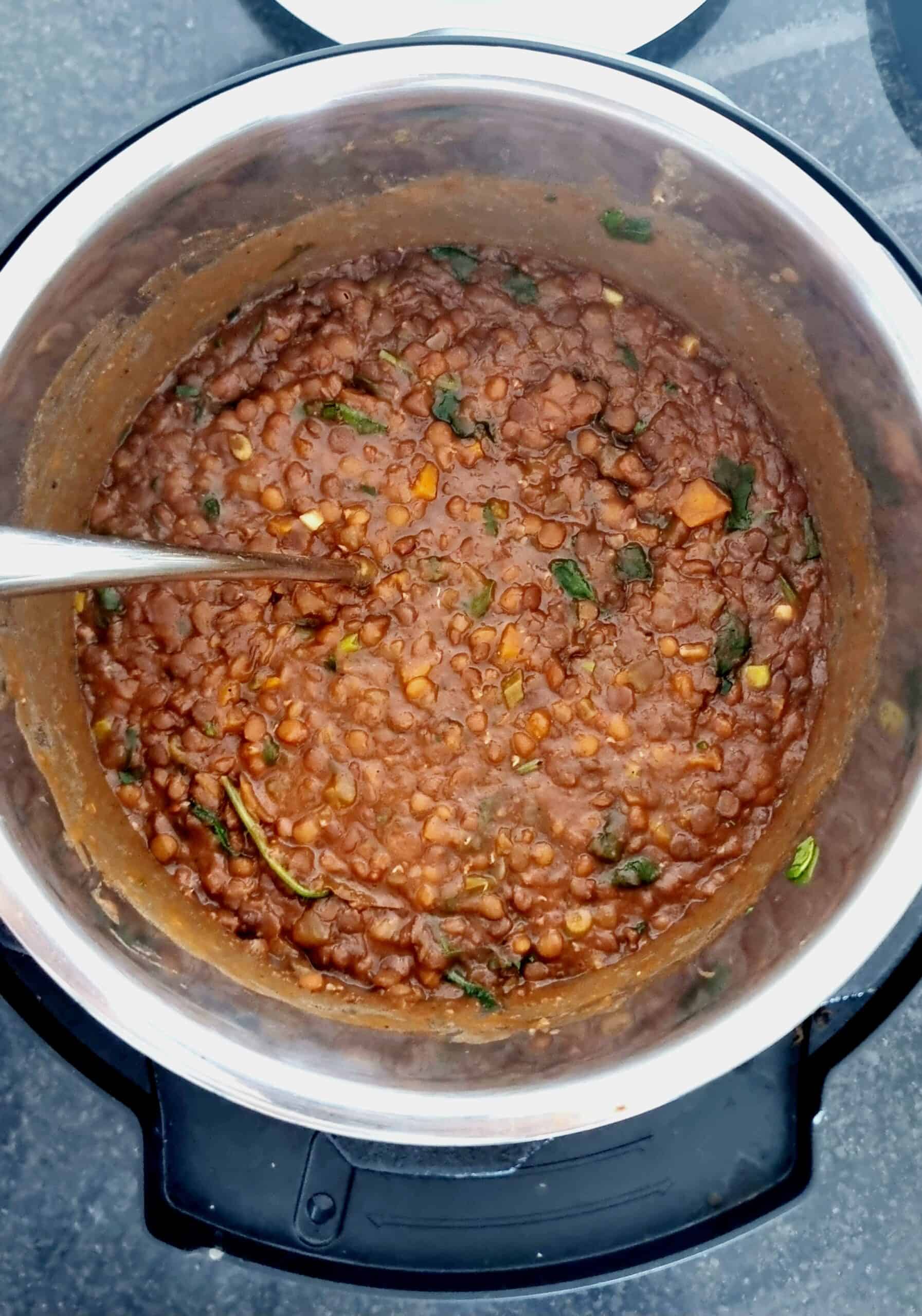 instant pot lentils recipe