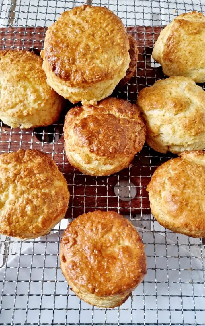 baked scones on cooling rack simple scones recipe