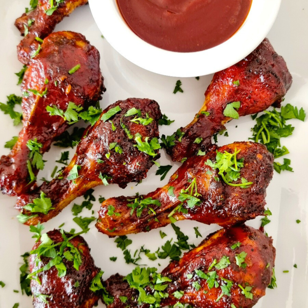 air-fryer-sweet-sticky-chicken-drumsticks