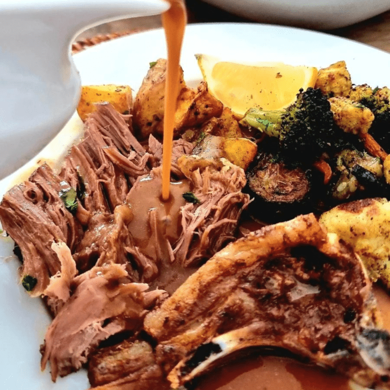 3 ingredient 7 hour lamb roast