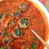 one pot meatballs in tomato sauce