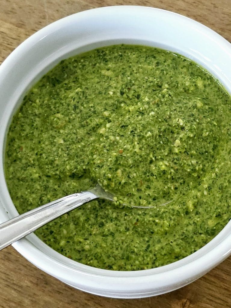 lemon and fresh herbs sauce