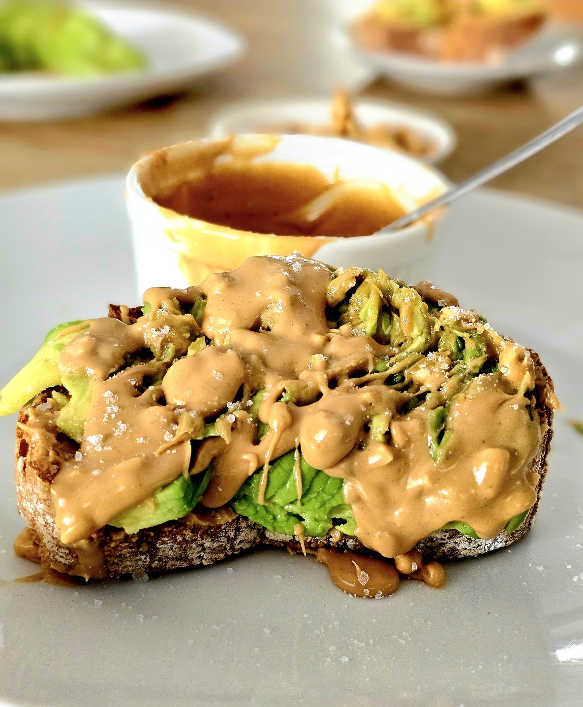 peanut butter avocado toast