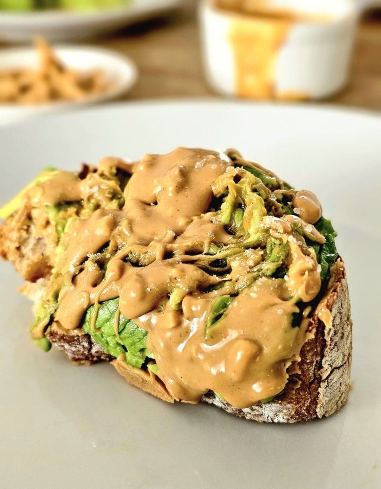 peanut butter avocado toast