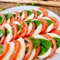 Italian caprese salad