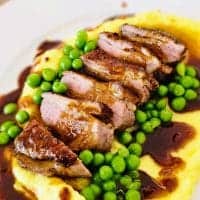 duck in red wine sauce