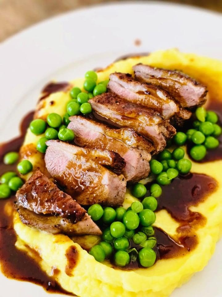 duck in red wine sauce