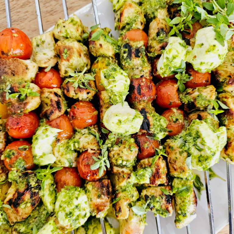 chicken caprese sticks