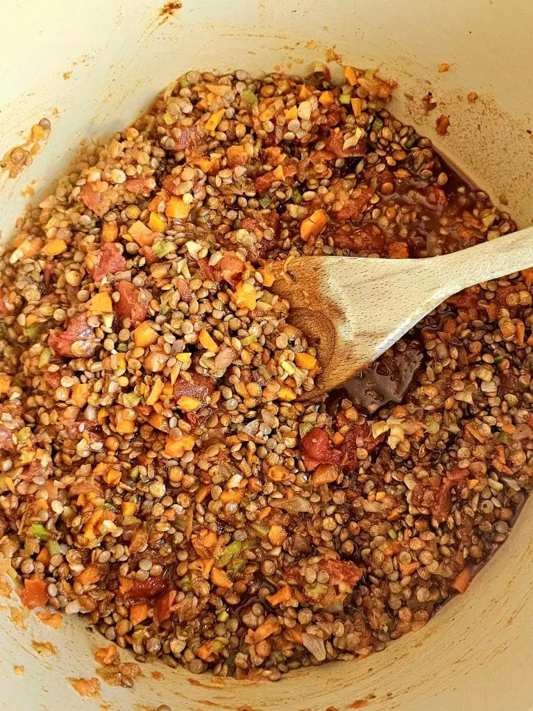 lentils and sausage new year recipe
