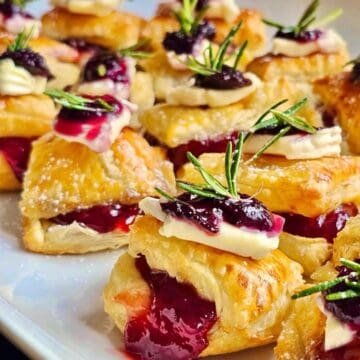 puff pastry jam tarts