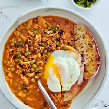 leftover bean curry chicken soup