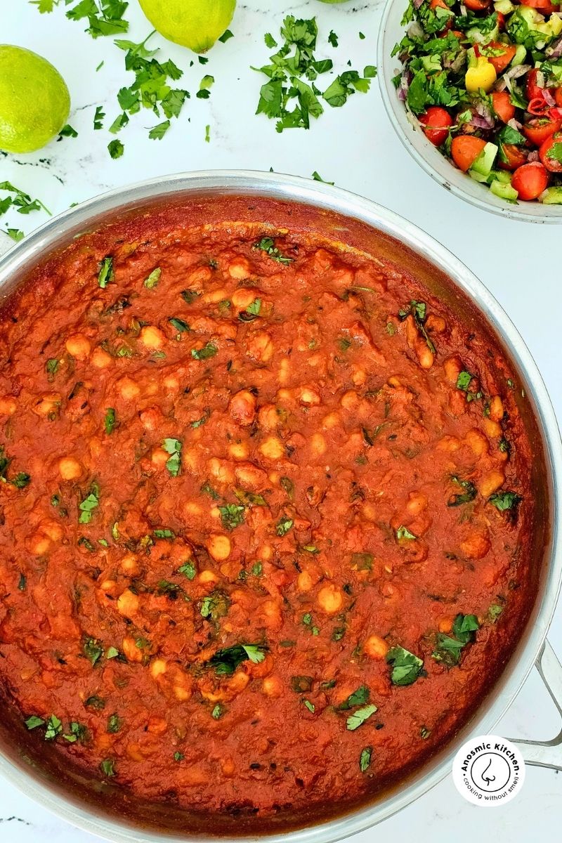 baked beans and chickpeas curry